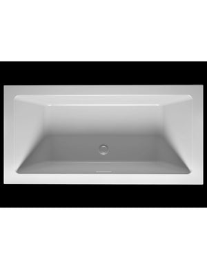 RIHO RETHINK CUBIC Plug&Play Back2Wall Vasca da bagno 190x90 cm