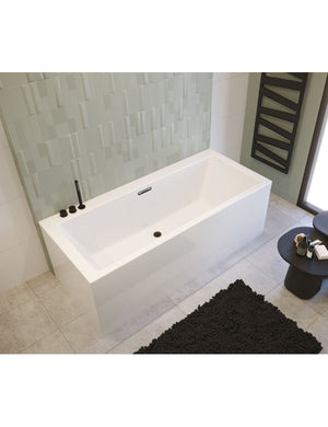 RIHO RETHINK CUBIC Plug&Play Back2Wall vasca da bagno 200x90 cm