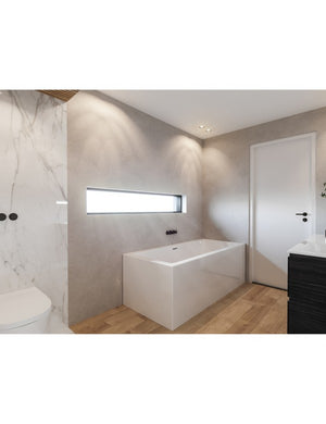 RIHO RETHINK CUBIC WALL Plug&Play Vasca da bagno sinistra 180x80 cm