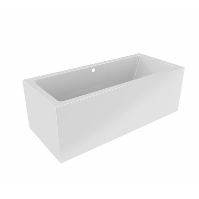 RIHO RETHINK CUBIC WALL Vasca da bagno Plug&Play Dritta 180x80 cm