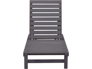 Lettino da sole in legno L194xL65xH96  Rawai colore Grigio