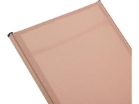 Lettino da sole in acciaio "Farniente" - Marrone