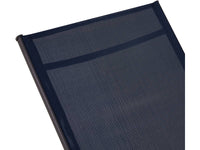 Set di 2 lettini prendisole in metallo "Farniente" - Blu notte