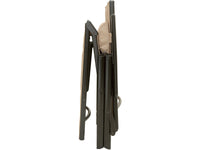 Set di 2 lettini pieghevoli in metallo e textilene "Hevea" - Beige