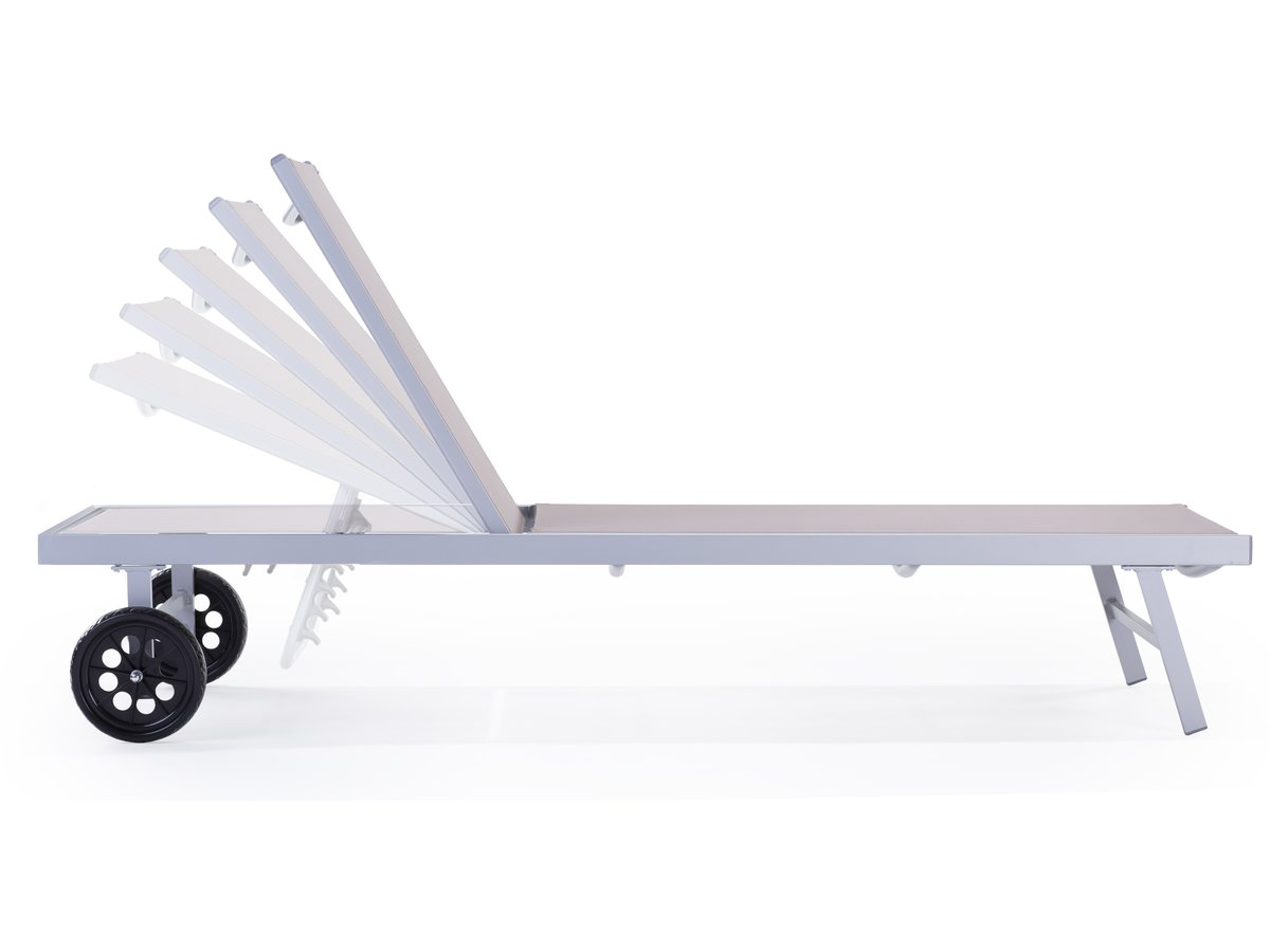 Lettino in alluminio e textilene BELLA - Phoenix - Talpa