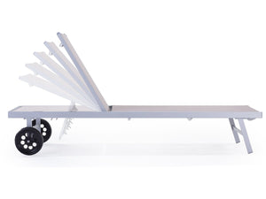 Lettino in alluminio e textilene BELLA - Phoenix - Talpa