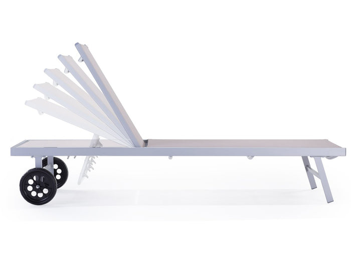 Lettino in alluminio e textilene BELLA - Phoenix - Talpa