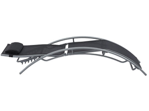 2 lettini in alluminio Beauty - PHOENIX - Nero - set di 2