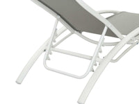 2 lettini in alluminio Beauty - PHOENIX - Grigio - set di 2