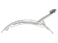 2 lettini in alluminio Beauty - PHOENIX - Grigio - set di 2