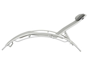 2 lettini in alluminio Beauty - PHOENIX - Grigio - set di 2