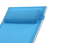 2 lettini in alluminio Beauty - PHOENIX - Blu - seti di 2