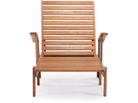 2 lettini pieghevoli in legno esotico TOKYO - MAPLE - Acero