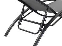 2 lettini in alluminio Beauty - PHOENIX - Grigio scuro / Nero - set di 2