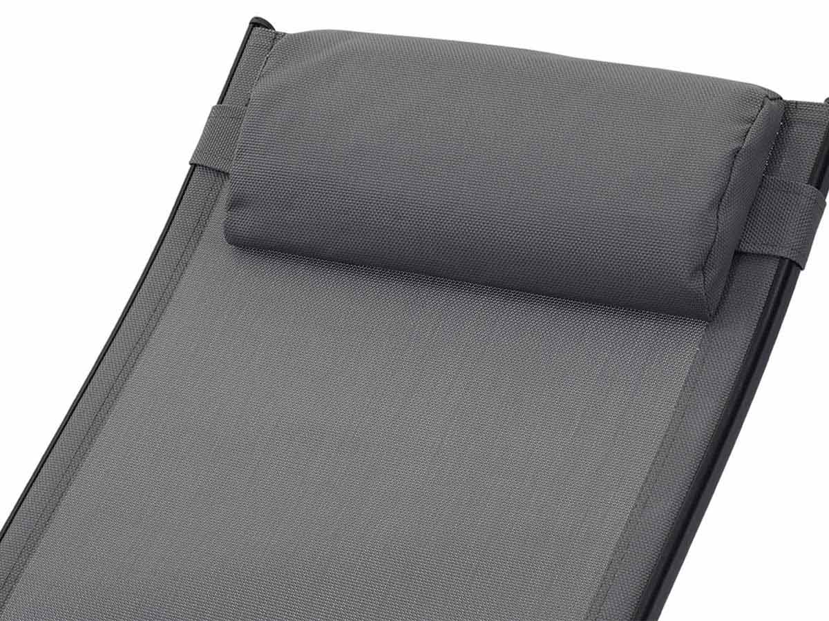 2 lettini in alluminio Beauty - PHOENIX - Grigio scuro / Nero - set di 2