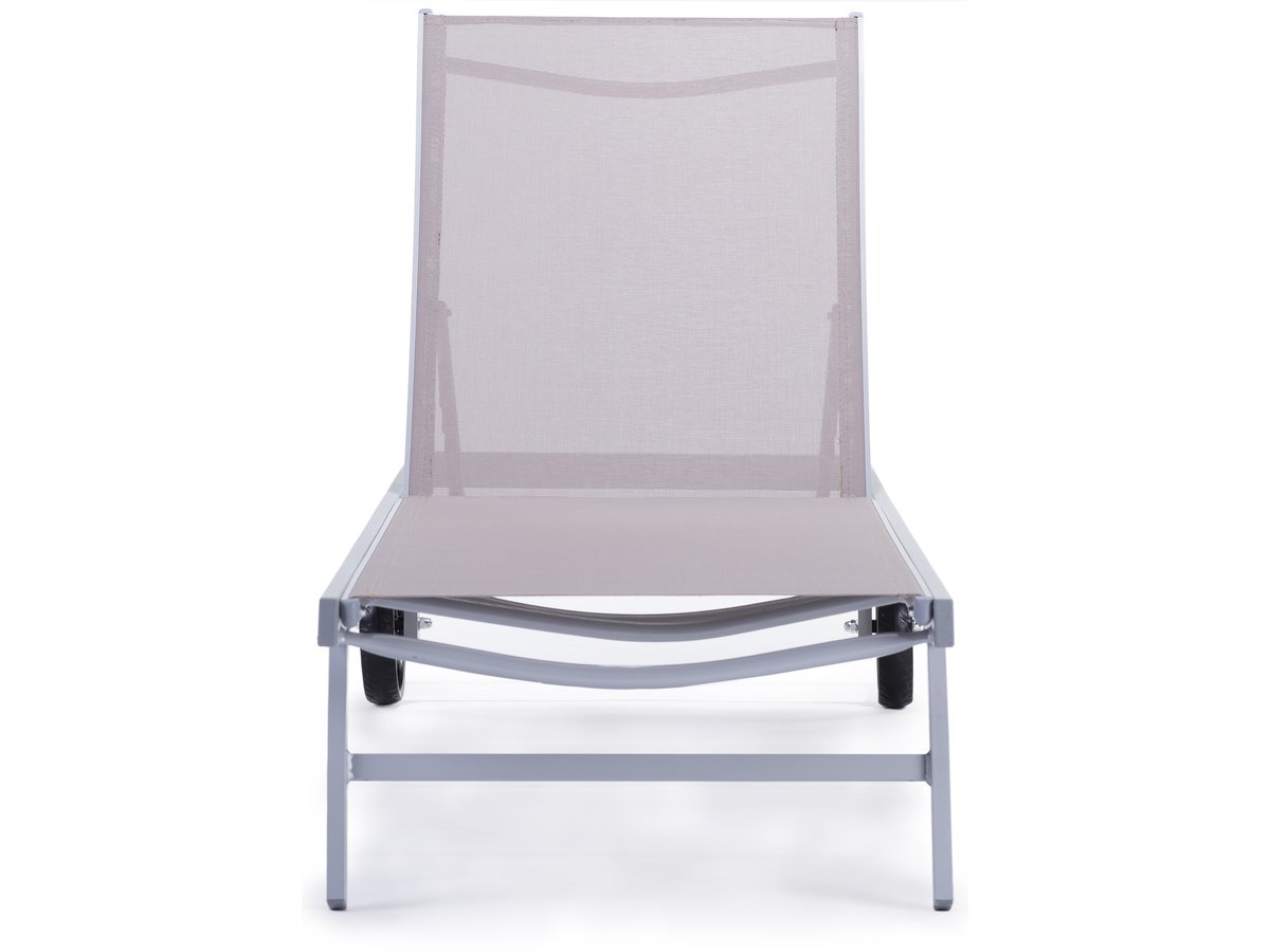 2 Lettini in alluminio e textilene BELLA - Phoenix - Talpa