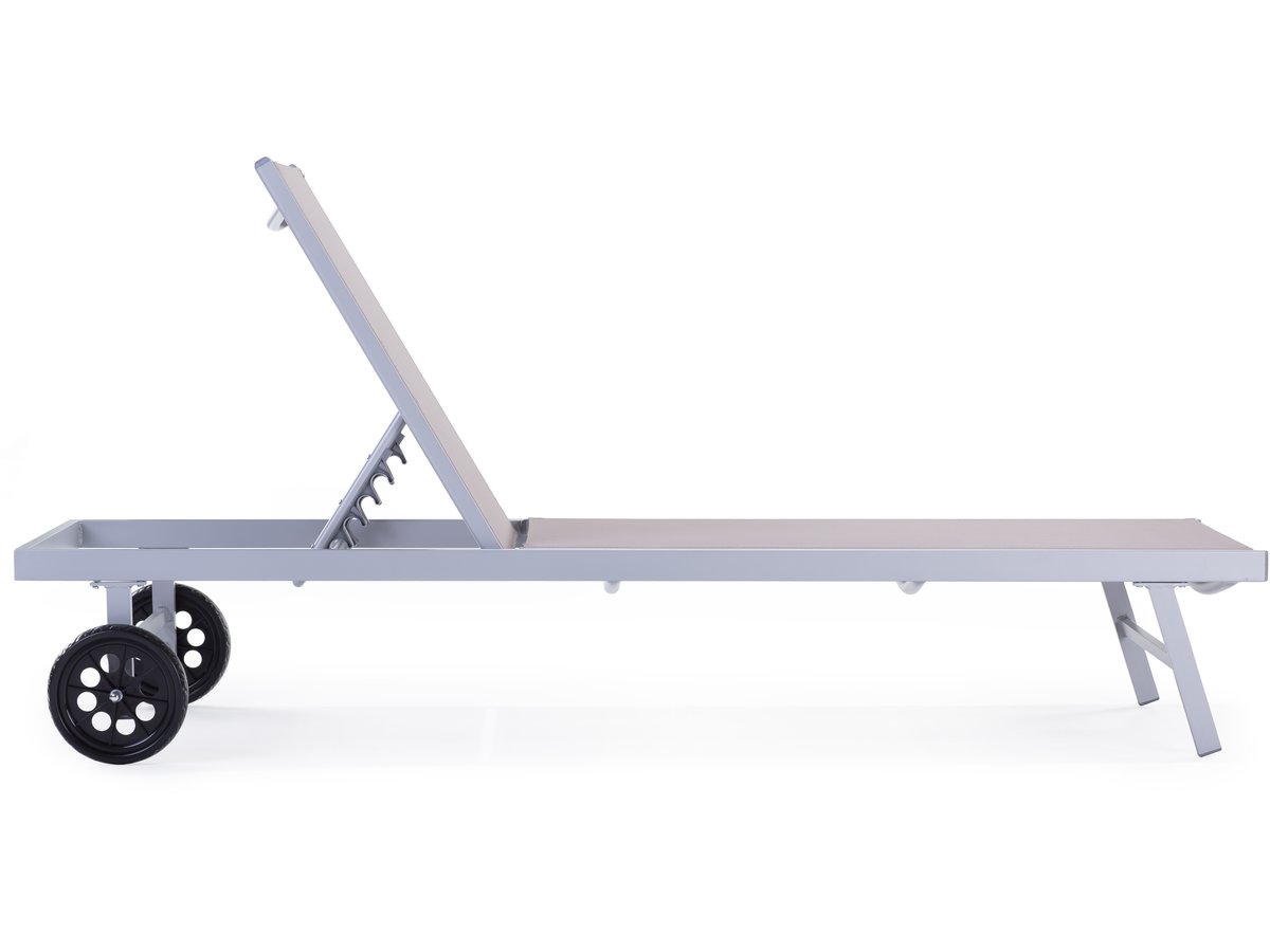 2 Lettini in alluminio e textilene BELLA - Phoenix - Talpa