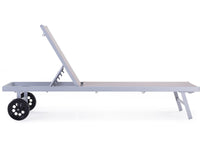 2 Lettini in alluminio e textilene BELLA - Phoenix - Talpa