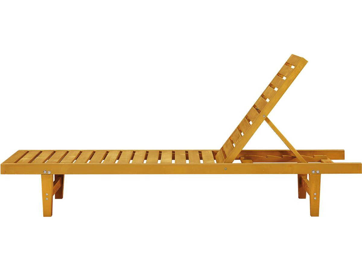 Lettino in legno "Rawai" - Marrone chiaro