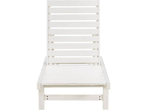 Lettino da sole in legno "Rawai" - Bianco