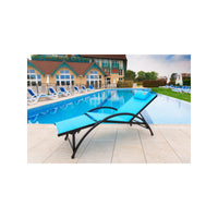 Lettino pieghevole - O'Colors - Blu - Poggiatesta incluso