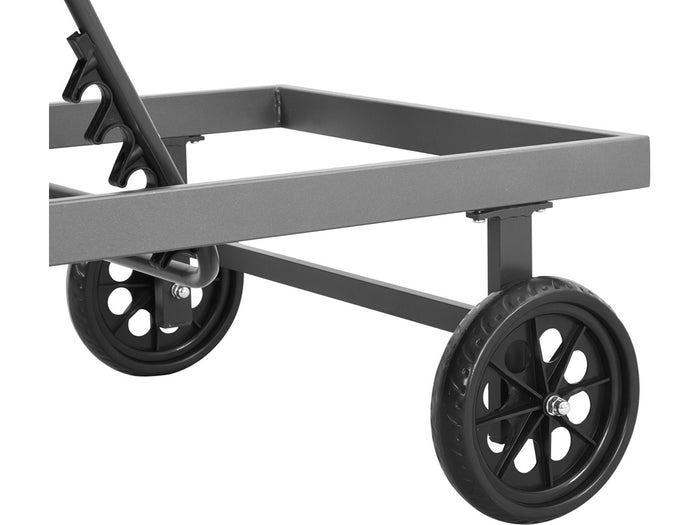 Sdraio in textilene metallizzato e alluminio "Bella" - Phoenix - Nero