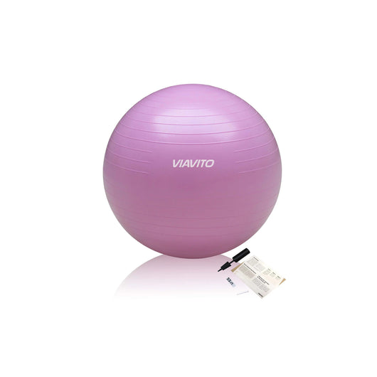 Palla da ginnastica - Viavito - 55 cm - Antiscoppio - Rosa