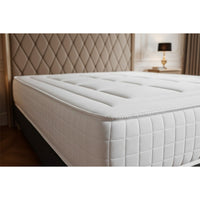 Pacchetto letto completo - Materasso 160x200cm + Box spring con doghe (kit) + 2 cuscini + Piumino - Balmoral