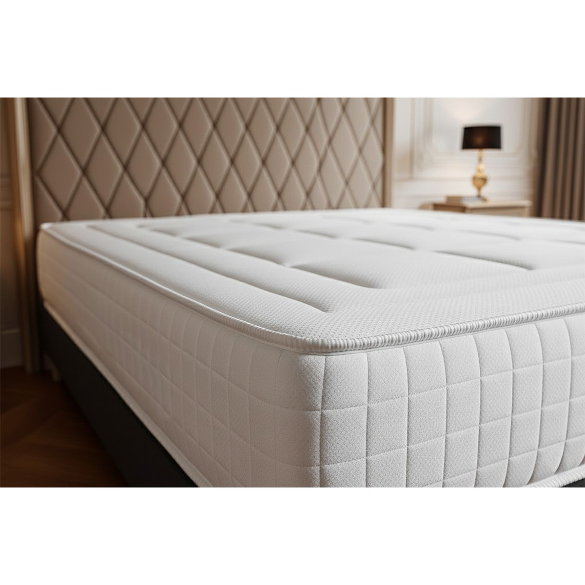 Pacchetto letto completo - Materasso 180x200cm + Box spring con doghe (kit) + 2 cuscini + Piumino - Balmoral