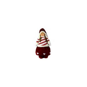 Bambina tessuto rosso cm 32x14h76/98