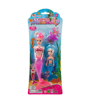 Bambola Sirena Magico Mondo Del Mare Con Accessori Gioco Per Bimba 3+ 34x13cm         