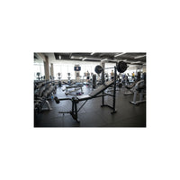 Banc de musculation avec barre + poids 20 Kg inclus - O'Fitness - Idéal pour une activité physique à la maison