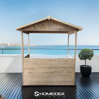 Bancarella in legno mis. 142 x 137 cm - Home Idea Italia