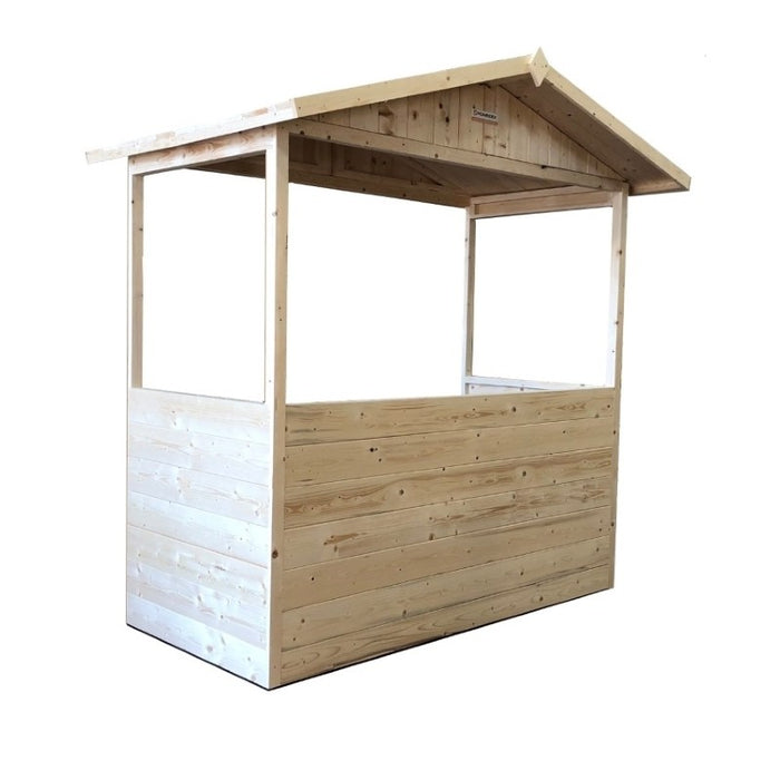 Bancarella in legno mis. 182 x 137 cm - Home Idea Italia