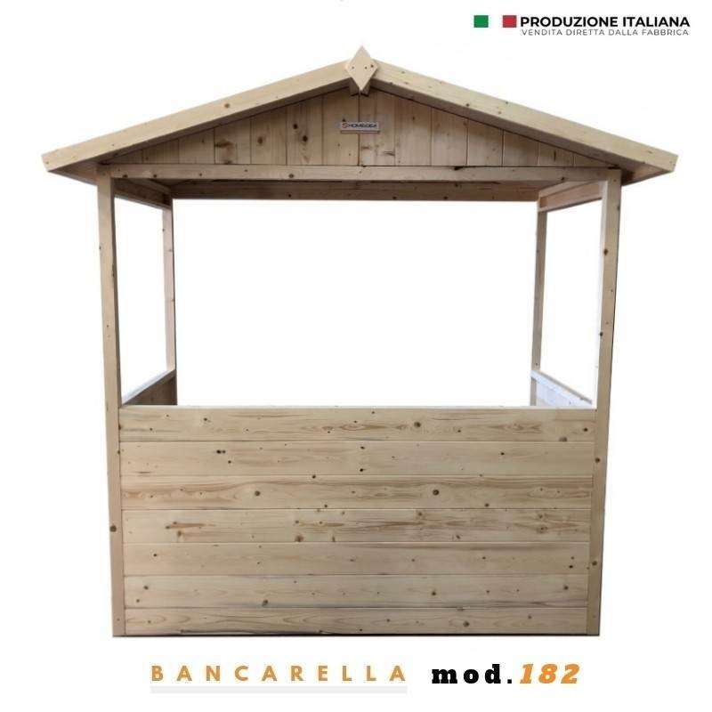 Bancarella in legno mis. 182 x 137 cm - Home Idea Italia
