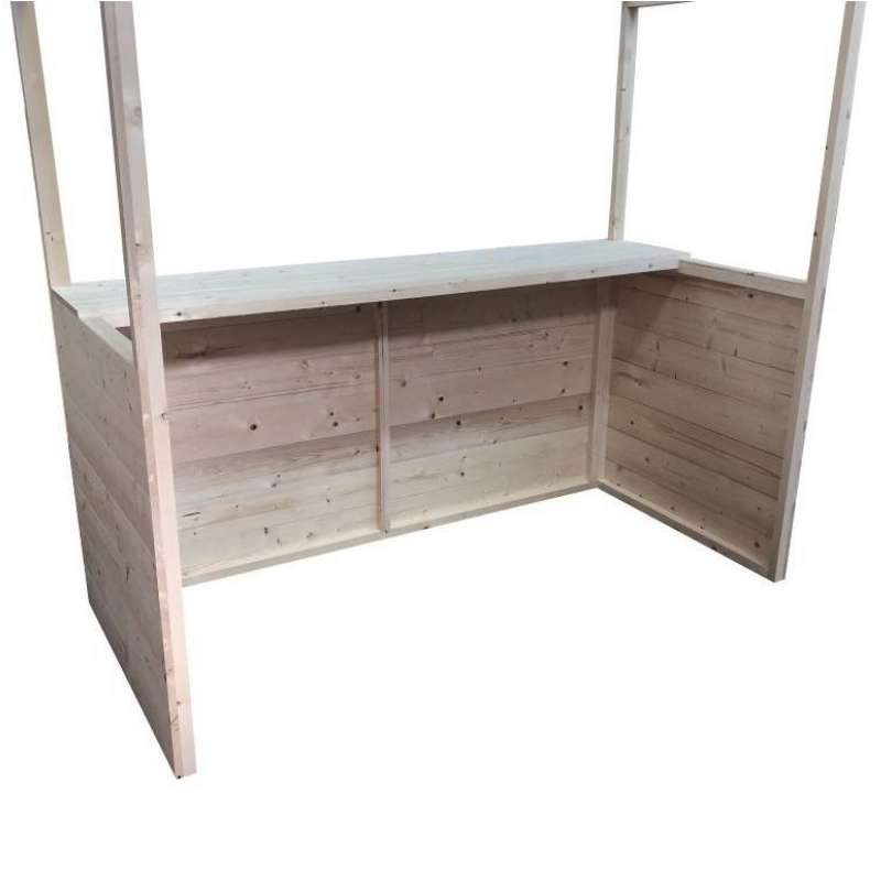 Bancarella in legno mis. 182 x 137 cm - Home Idea Italia