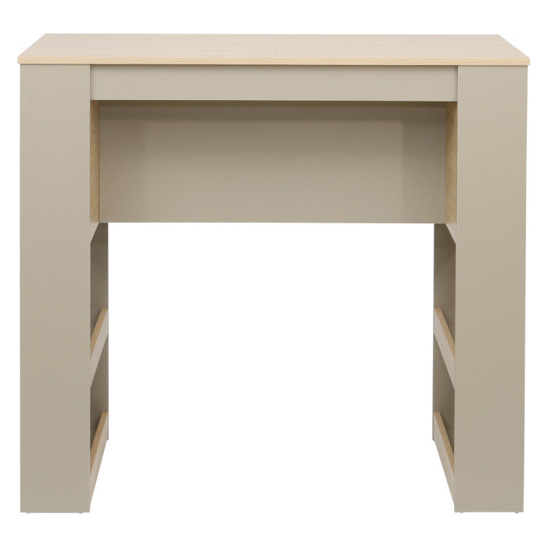 Banco Bar Baez 110x50x100 Cm Naturale E Tortora