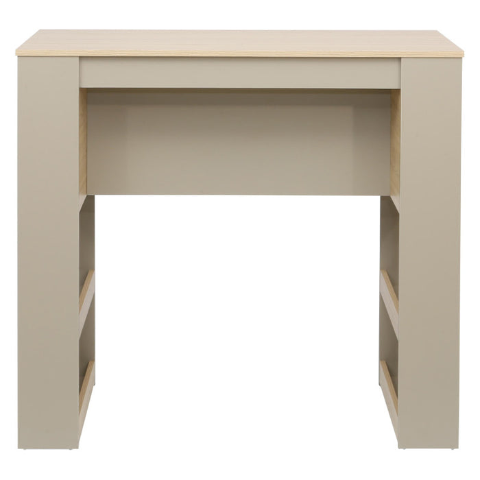 Banco Bar Baez 110x50x100 Cm Naturale E Tortora