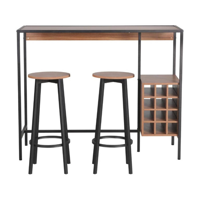 Banco Bar Con Cantinetta E 2 Sgabelli