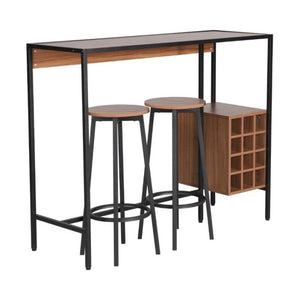 Banco Bar Con Cantinetta E 2 Sgabelli