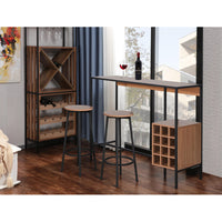 Banco Bar Con Cantinetta E 2 Sgabelli