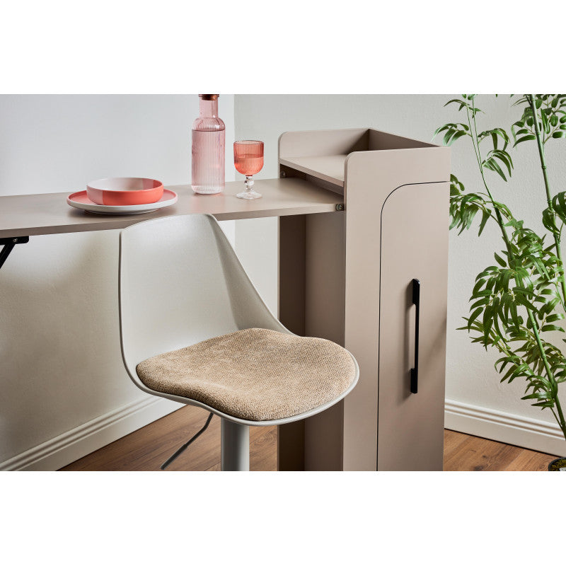 Banco Bar Con Porta Bottiglie A Scomparsa 122x44 5x108cm