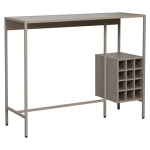 Banco Bar Grancru Con 2 Sgabelli E Cantinetta Tortora