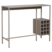 Banco Bar Grancru Con 2 Sgabelli E Cantinetta Tortora