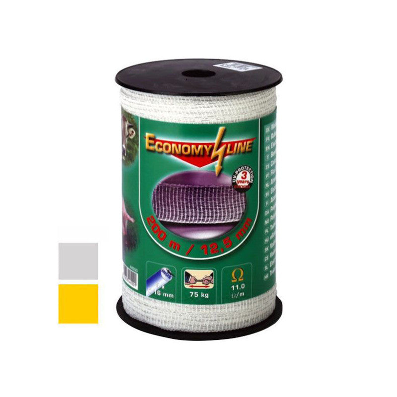 Banda Acciaio Elettrificatori Mm 10 M 200 Bianca