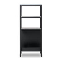 Bandha - Scaffale in metallo con 4 ripiani 85x35x20 cm