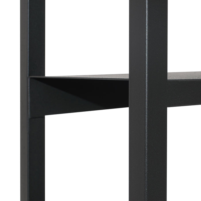 Bandha - Scaffale in metallo con 4 ripiani 85x35x20 cm