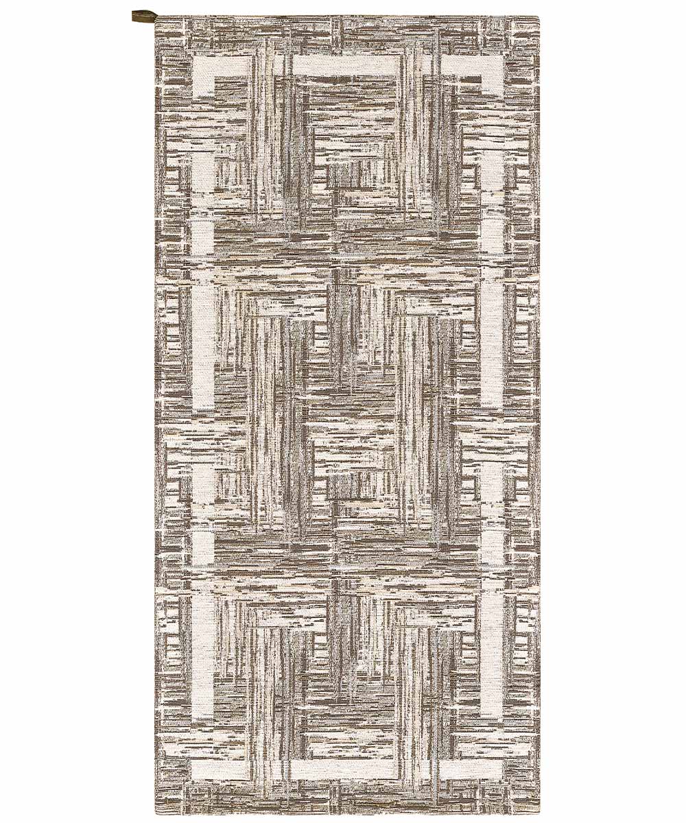 Tappeto moderno BANGKOK TORTORA contemporaneo geometrico astratto, passatoia arredo multiuso lavabile antiscivolo cm.55x280