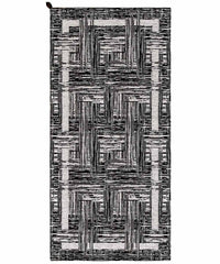 Tappeto moderno BANGKOK NERO geometrico astratto, Tappeto arredo soggiorno salotto camera lavabile antiscivolo cm.175x240