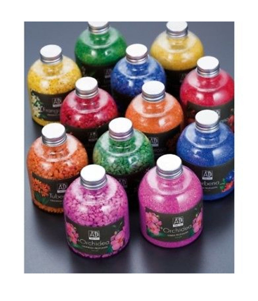 Barattoli Sabbia Profumata Set 12 Pezzi Decorazione Ambiente Casa Deodora Idea         